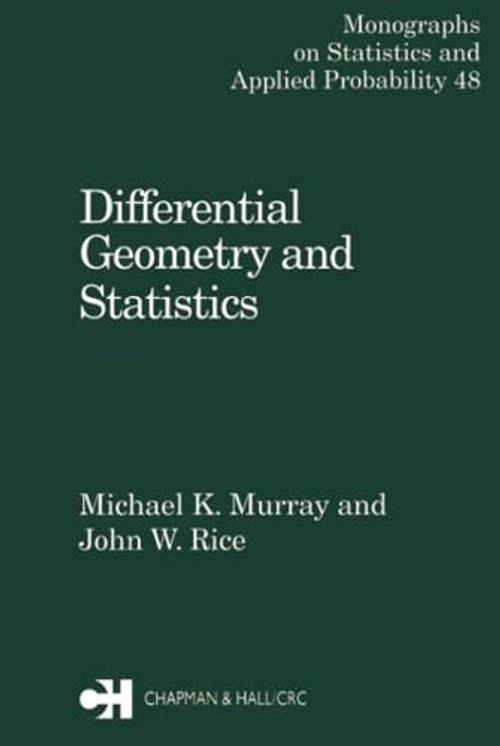 Differential Geometry and Statistics by Murray M.K. – Routledge Hardcover view 2