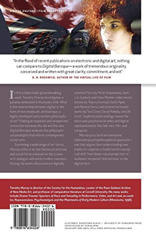 Digital Baroque by Timothy Murray – New Media Art Philosophy Book view 4