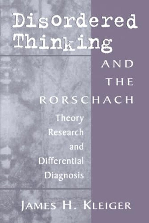 Disordered Thinking and the Rorschach: Theory, Research, and Differential Diagnosis view 2