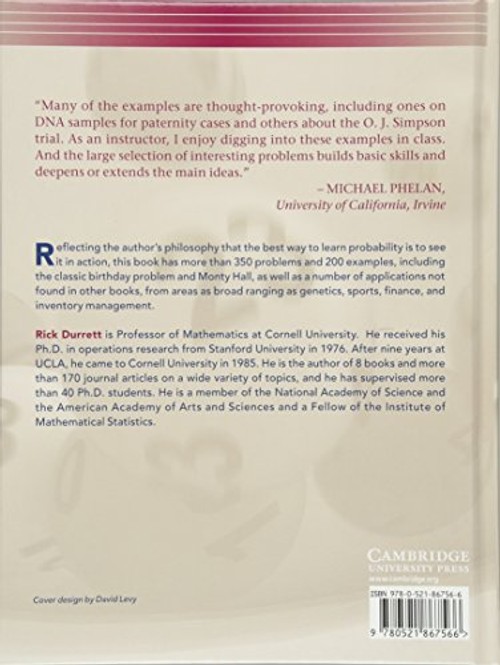 Elementary Probability Applications by Rick Durrett view 3