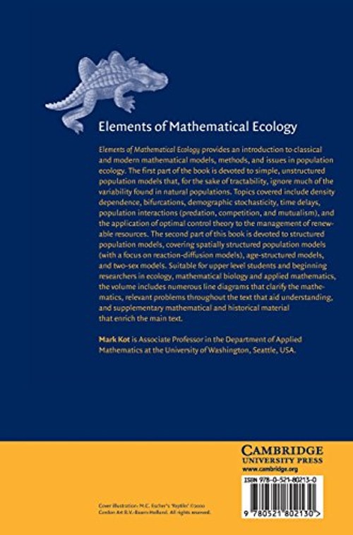 Elements of Mathematical Ecology – Mark Kot view 3