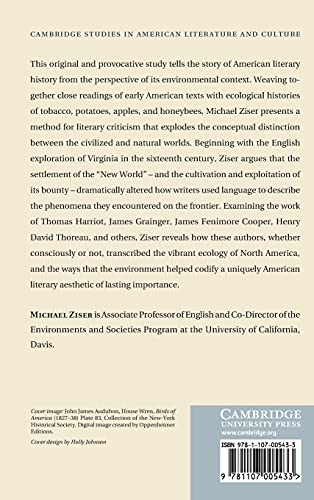 Environmental Practice and Early American Literature: 166 (Cambridge Studies in American Literature and Culture, Series Number 166) view 3