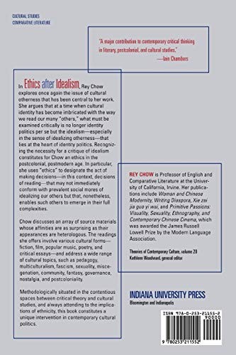 Ethics After Idealism (English, Rey Chow) view 3