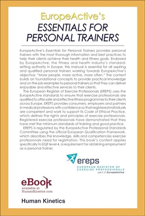 EuropeActive's Essentials for Personal Trainers – Fitness Certification Guide view 3