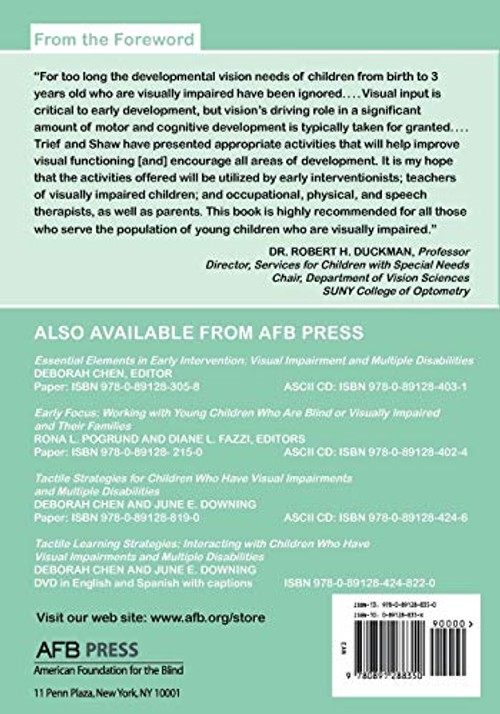 Everyday Activities to Promote Visual Efficiency: A Handbook for Working with Young Children with Visual Impairments view 3