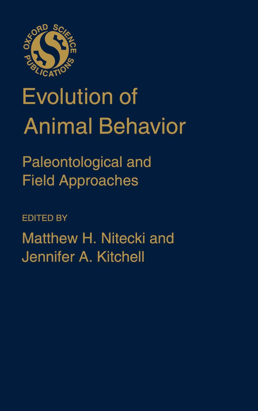 Buy Evolution of Animal Behaviour by Nitecki – Oxford — BookShops.in