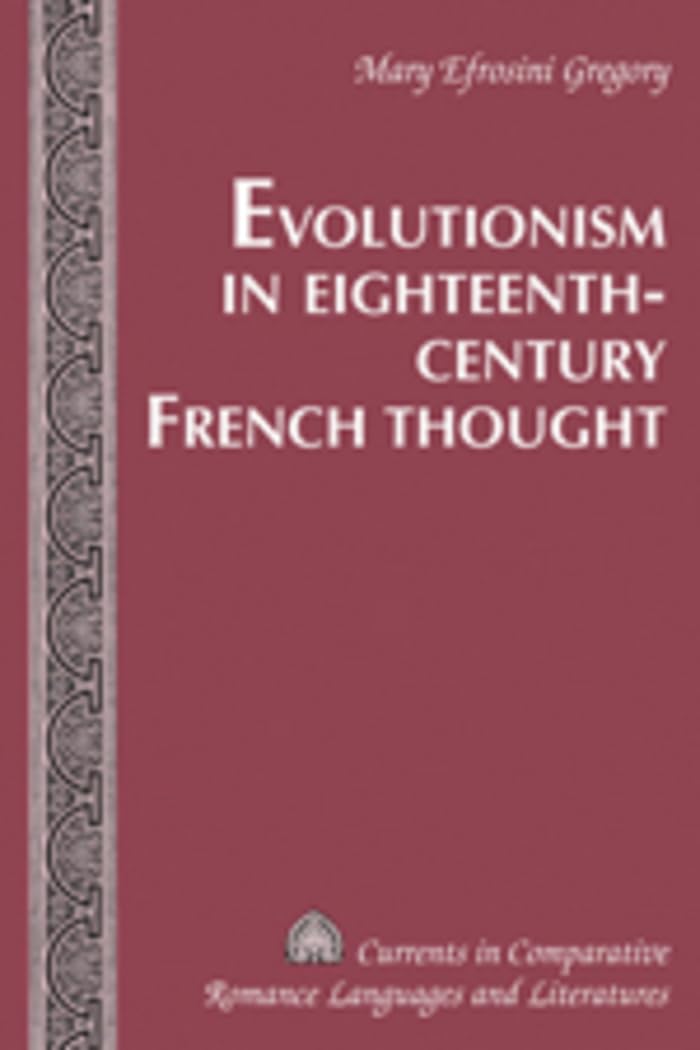 Buy Evolutionism in Eighteenth-century French Thought: 166 by Ma — BookShops.in