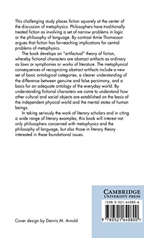 Fiction and Metaphysics – Amie L. Thomasson – Cambridge University Press view 3