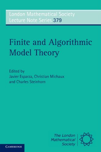 Finite and Algorithmic Model Theory | by Javier Esparza | Christian Michaux | Charles Steinhorn | ‎ Cambridge University Press | ‎ English | ‎ Illustrated Edition view 2