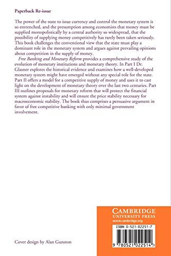 Free Banking and Monetary Reform (English, David Glasner) view 3