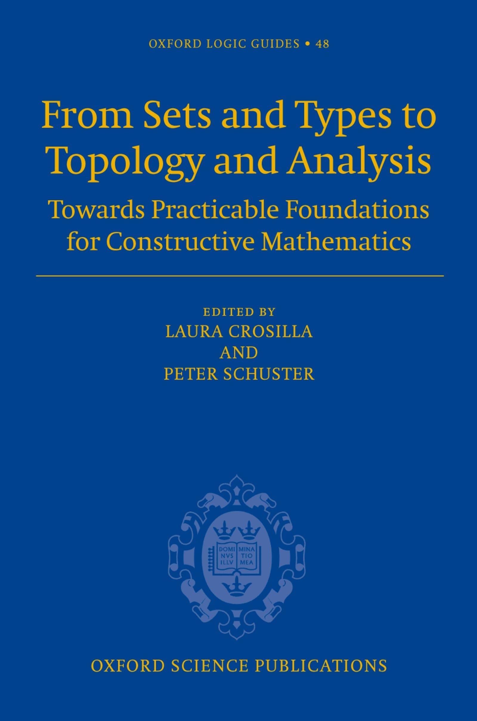 Buy From Sets And Types to Topology And Analysis by Laura Crosil — BookShops.in