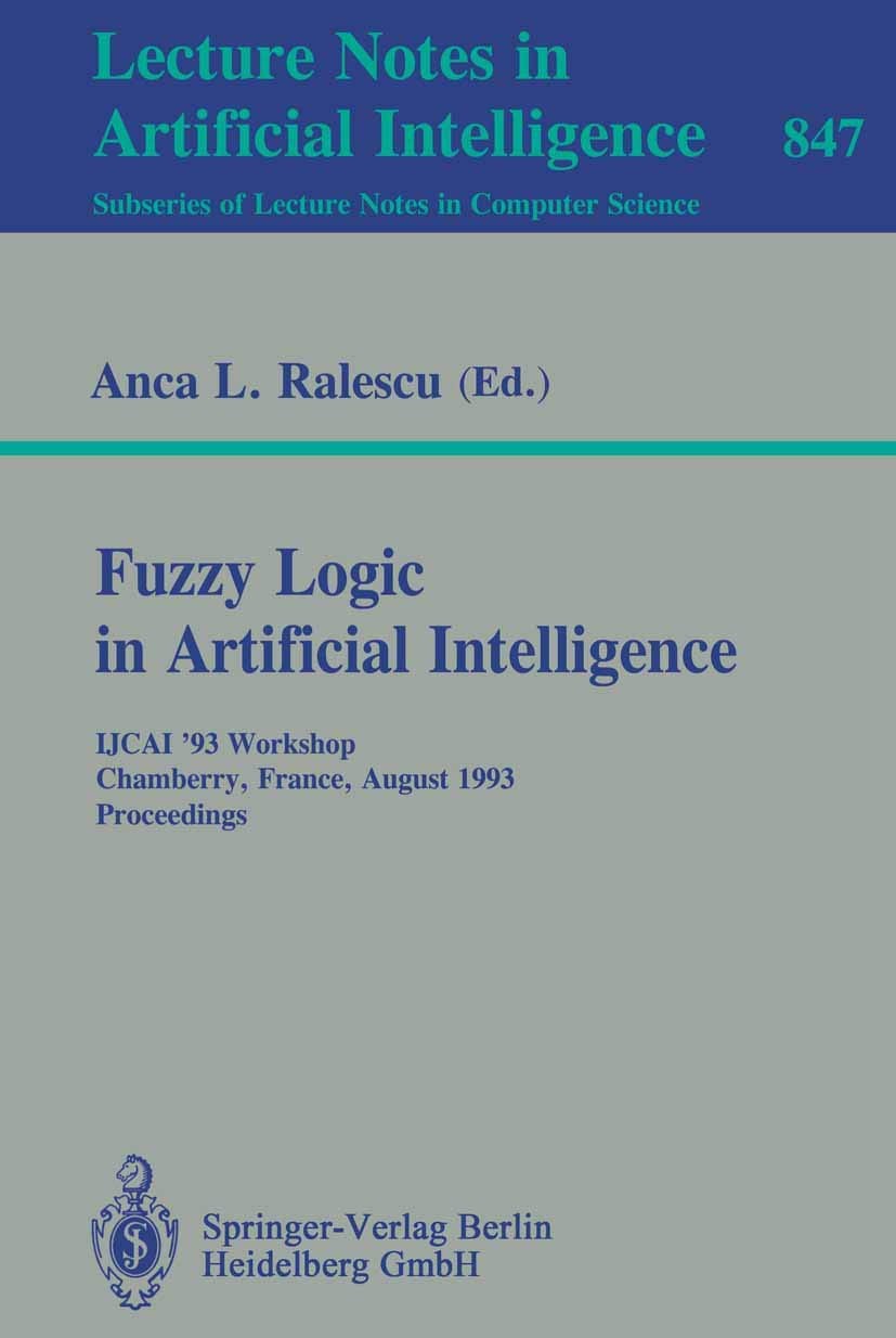 Buy Fuzzy Logic in Artificial Intelligence (English, Anca Ralescu) — BookShops.in