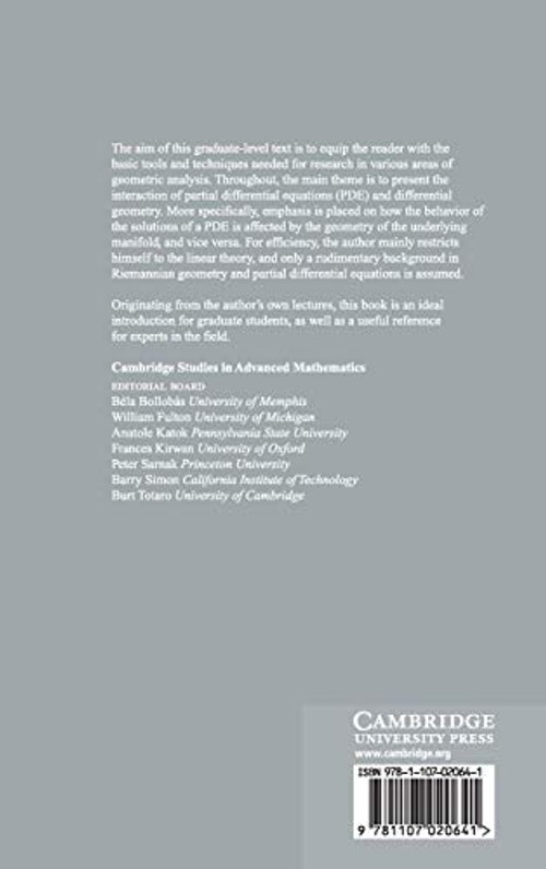 Geometric Analysis – Peter Li view 3