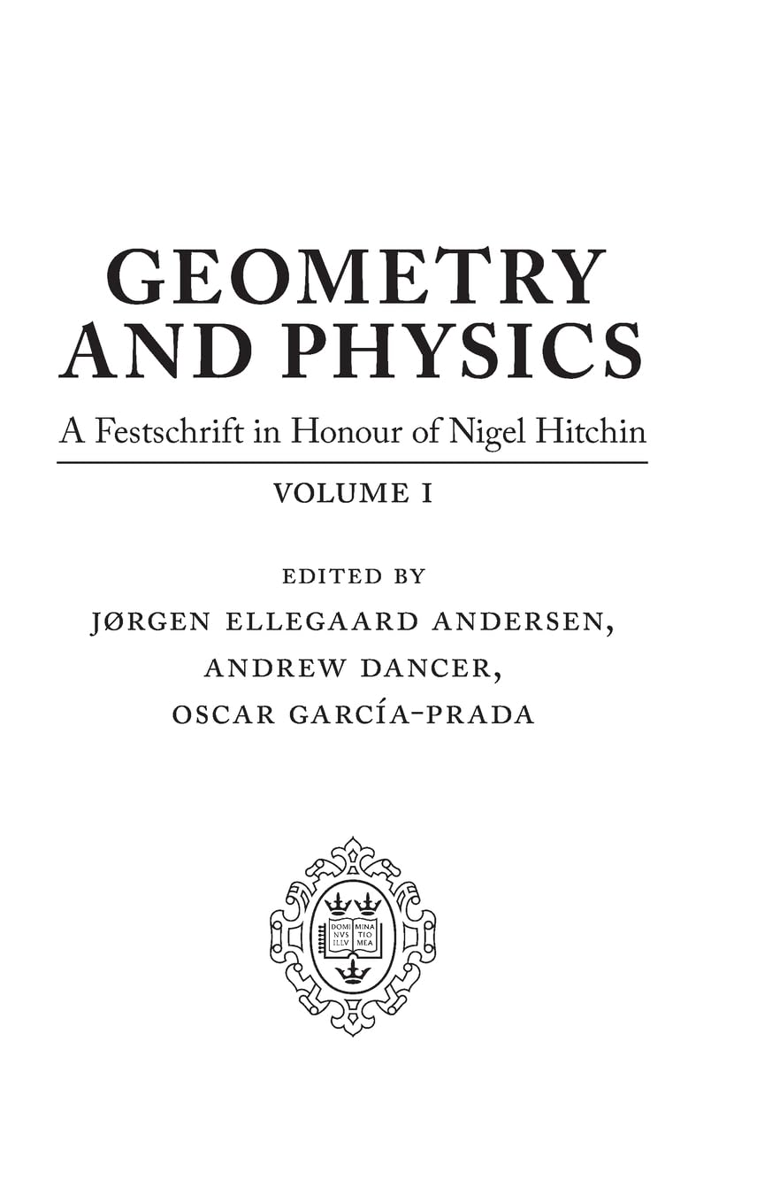 Buy Geometry and Physics: Festschrift for Nigel Hitchin — BookShops.in