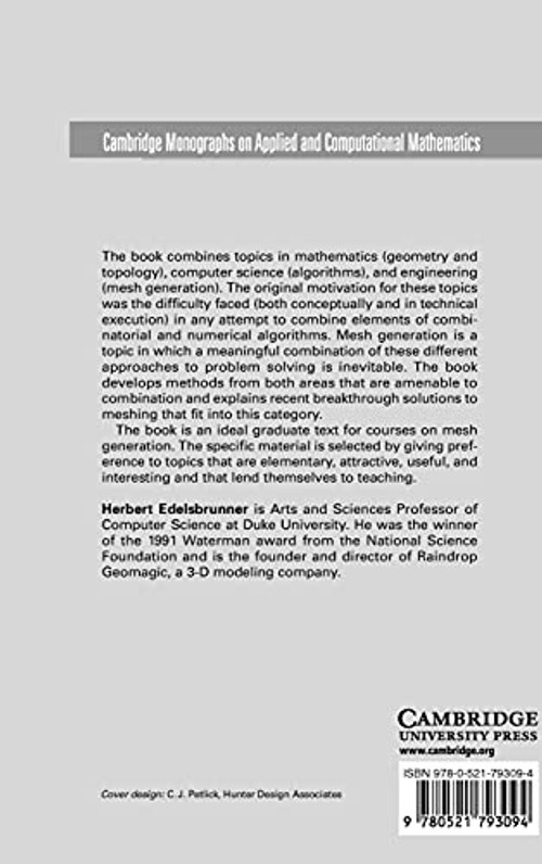 Geometry and Topology for Mesh Generation – Herbert Edelsbrunner view 3