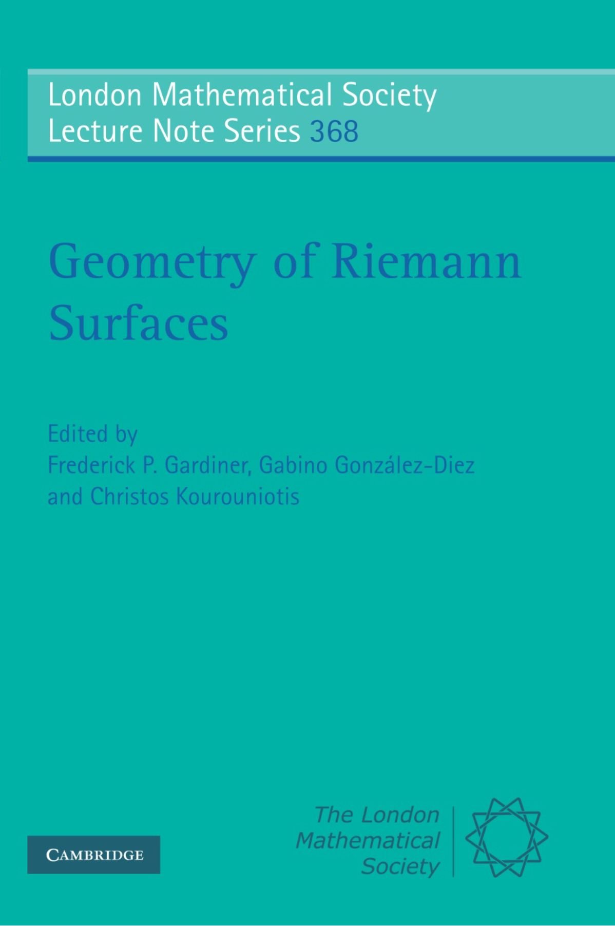 Buy Geometry of Riemann Surfaces by Frederick P. Gardiner — BookShops.in