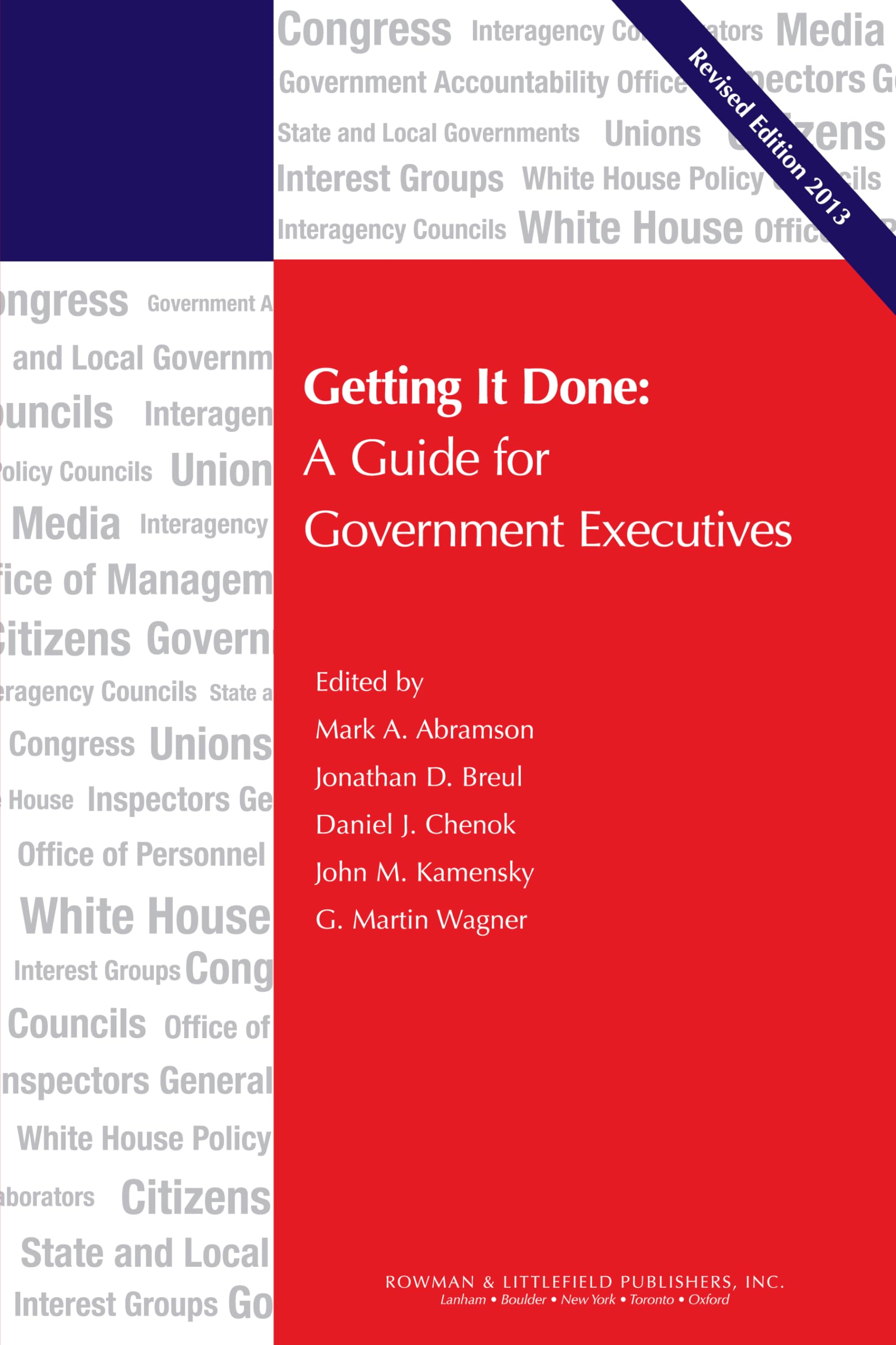 Buy Getting It Done: A Guide for Government Executives by Mark A — BookShops.in