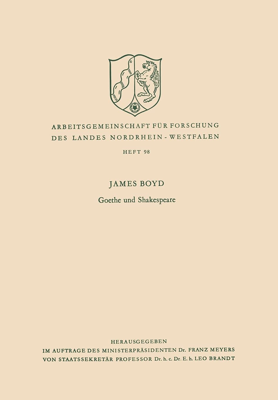 Buy Goethe und Shakespeare by James Boyd — BookShops.in
