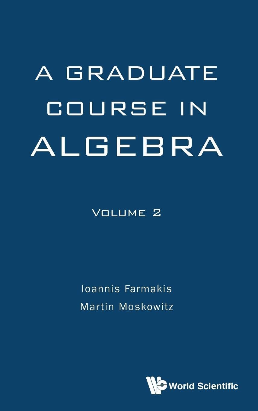 Buy Graduate Course In Algebra, A - Volume 2 — BookShops.in