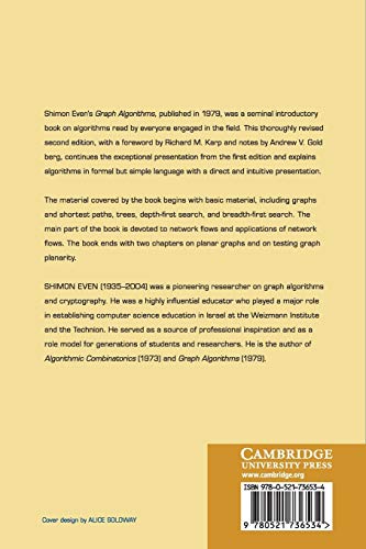 Graph Algorithmsdn | by Shimon Even | Guy Even | ‎ Cambridge University Press | ‎ English | ‎ 2nd Edition view 3