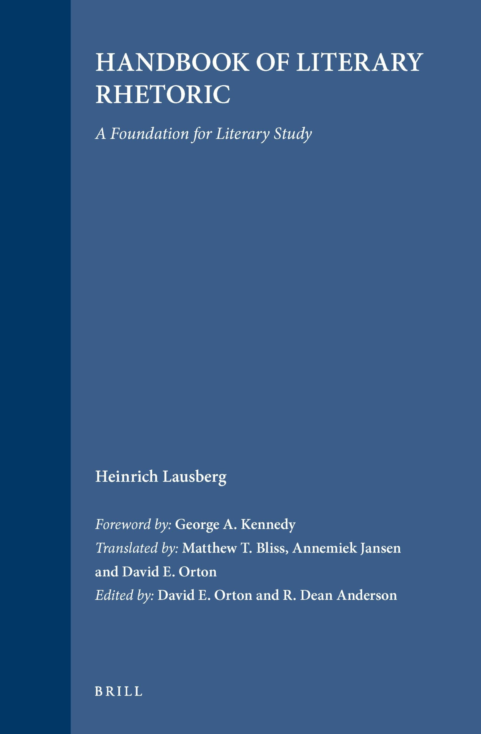 Buy Handbook of Literary Rhetoric by George A. Kennedy — BookShops.in