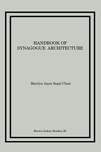 Handbook of Synagogue Architecture: 29 (Brown Judaic Studies) view 2