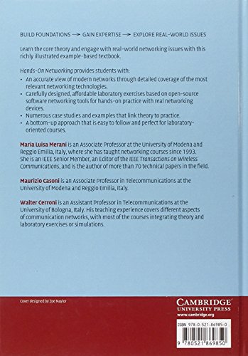 Hands-On Networking | by Maria Luisa Merani | Maurizio Casoni | Walter Cerroni | ‎ Cambridge University Press | ‎ English view 3