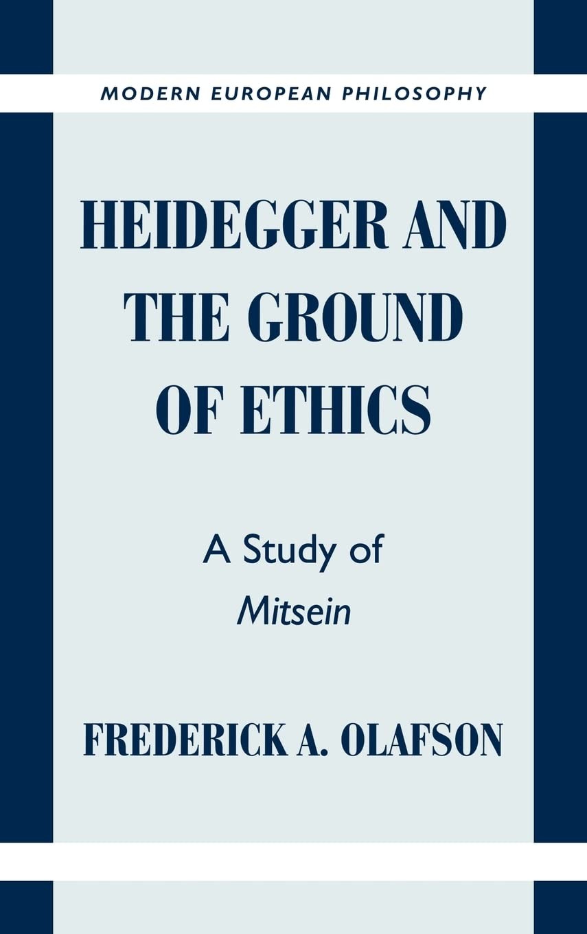 Buy Heidegger and the Ground of Ethics (English, Frederick A. Olafson | Olafson Frederick a. | Robert B. Pippin) — BookShops.in