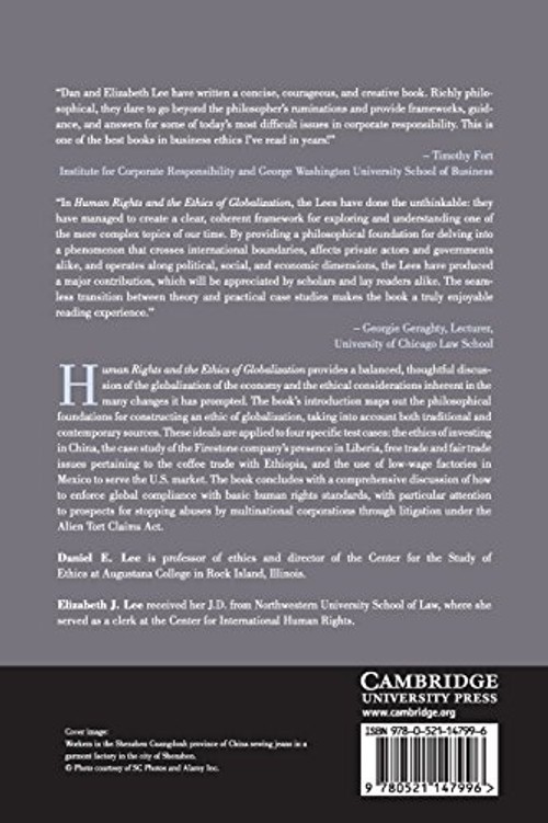 Human Rights and the Ethics of Globalization – Daniel E. Lee view 3