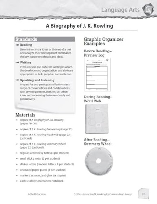 Interactive Notetaking for Content-Area Literacy, Secondary – Judith Goodman view 6