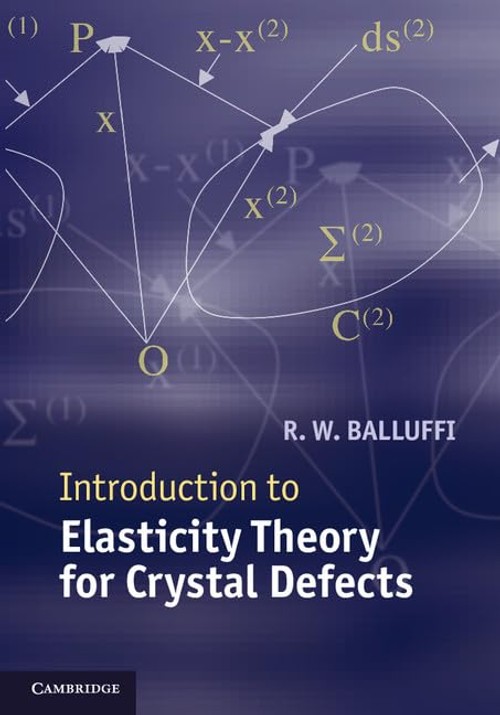 Buy Introduction to Elasticity Theory by R. W. Balluffi — BookShops.in