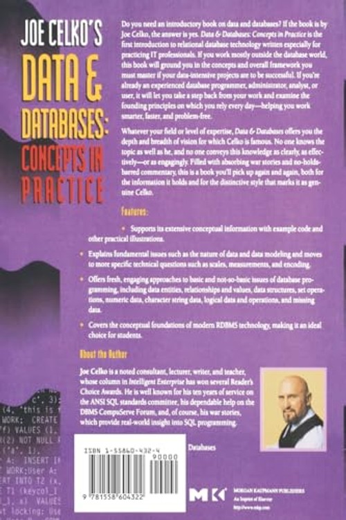 Data & Databases: Concepts in Practice by Joe Celko view 3
