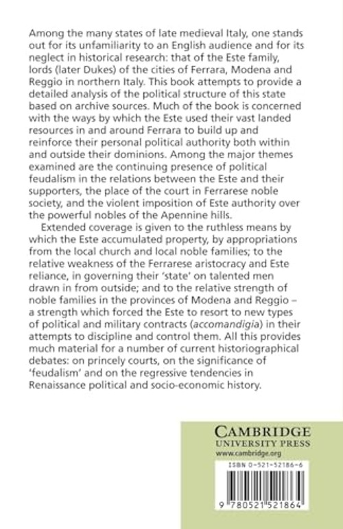 Land and Power in Late Medieval Ferrara: The Rule of the Este, 1350-1450 – Trevor Dean view 3