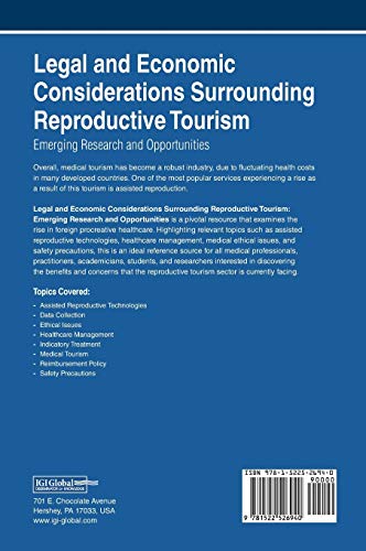 Legal and Economic Considerations Surrounding Reproductive Tourism: Emerging Research and Opportunities (Advances in Hospitality, Tourism, and the Services Industry) view 3