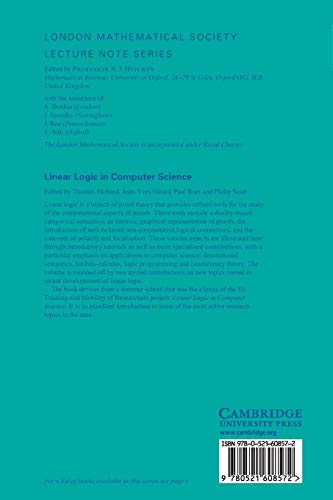 Linear Logic in Computer Science: 316 | by Thomas Ehrhard | Jean-Yves Girard | Paul Ruet | ‎ Cambridge University Press | ‎ English view 3