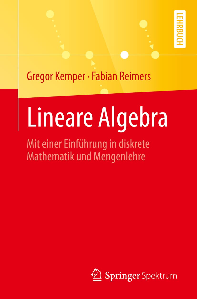 Buy Lineare Algebra by Gregor Kemper – Math Textbook — BookShops.in