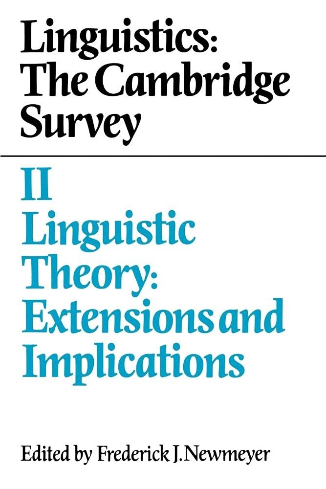 Buy Linguistics (English, Frederick J. Newmeyer) — BookShops.in