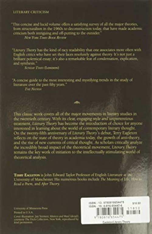 Literary Theory: An Introduction – Terry Eagleton Hardcover view 3
