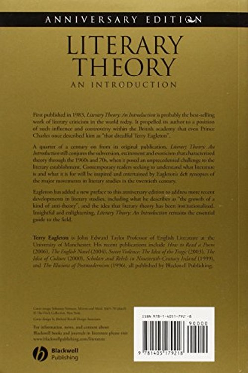 Literary Theory: An Introduction – Terry Eagleton view 3