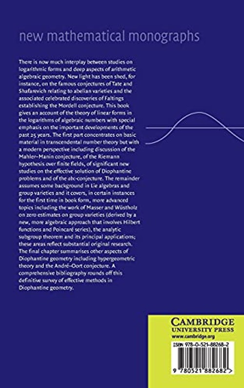 Logarithmic Forms and Diophantine Geometry by A. Baker view 3