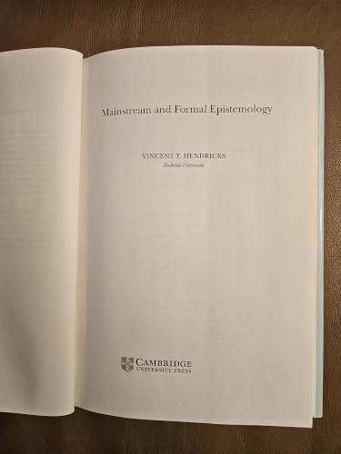 Mainstream and Formal Epistemology (English, Vincent F. Hendricks) view 4