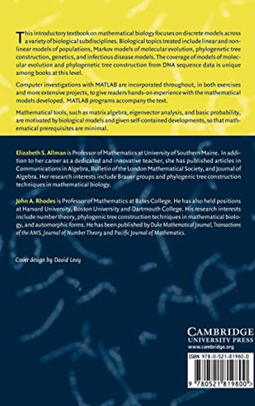 Mathematical Models in Biology: An Introduction – John A. Rhodes view 3