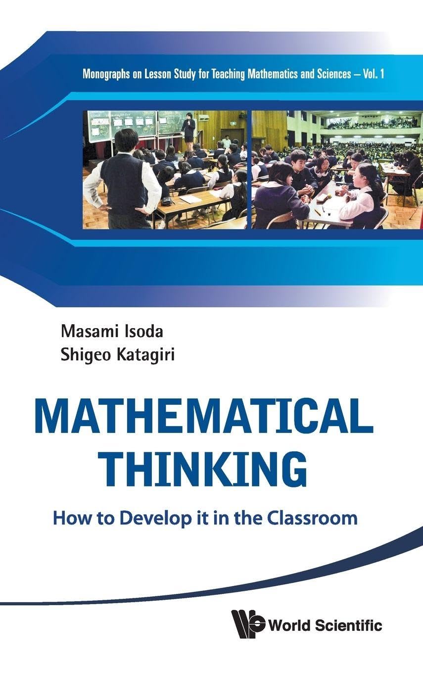 Buy Mathematical Thinking: How to Develop It in the Classroom: 1 — BookShops.in