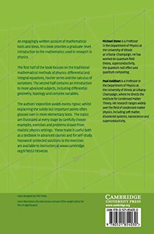 Mathematics for Physics by Michael Stone – Graduate Physics Mathematics Textbook view 3