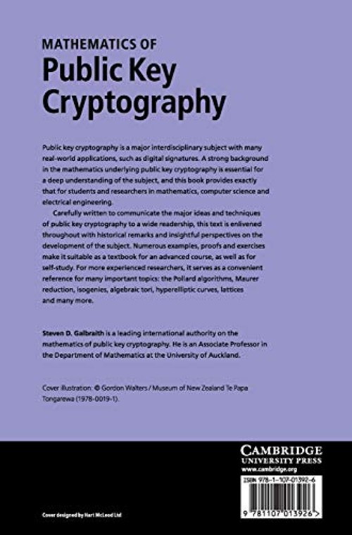 Mathematics of Public Key Cryptography – Steven D. Galbraith view 3