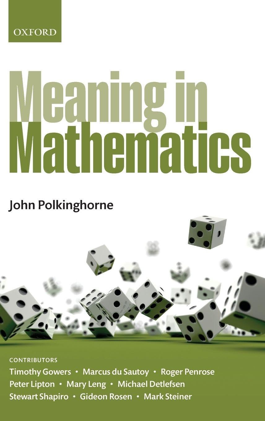 Buy Meaning in Mathematics by John Polkinghorne — BookShops.in
