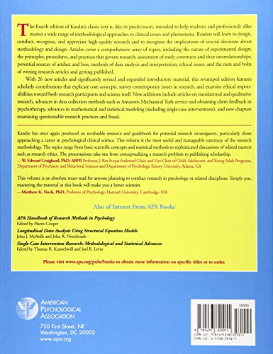 Methodological Issues & Strategies in Clinical Research – Alan E. Kazdin view 3