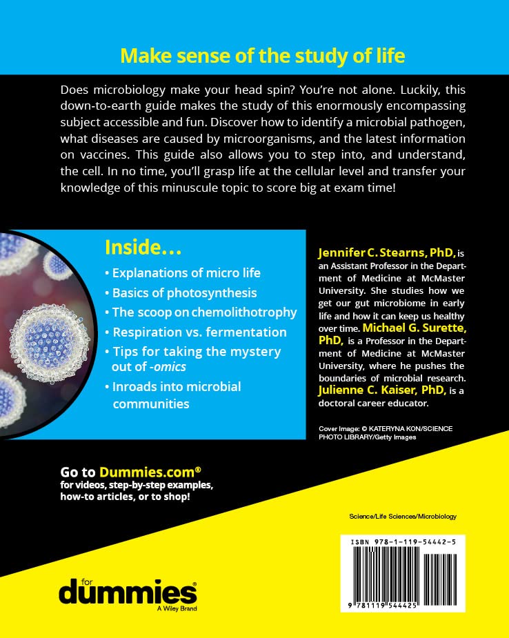 Microbiology For Dummies – Stearns Surette – Bookshops.in view 3