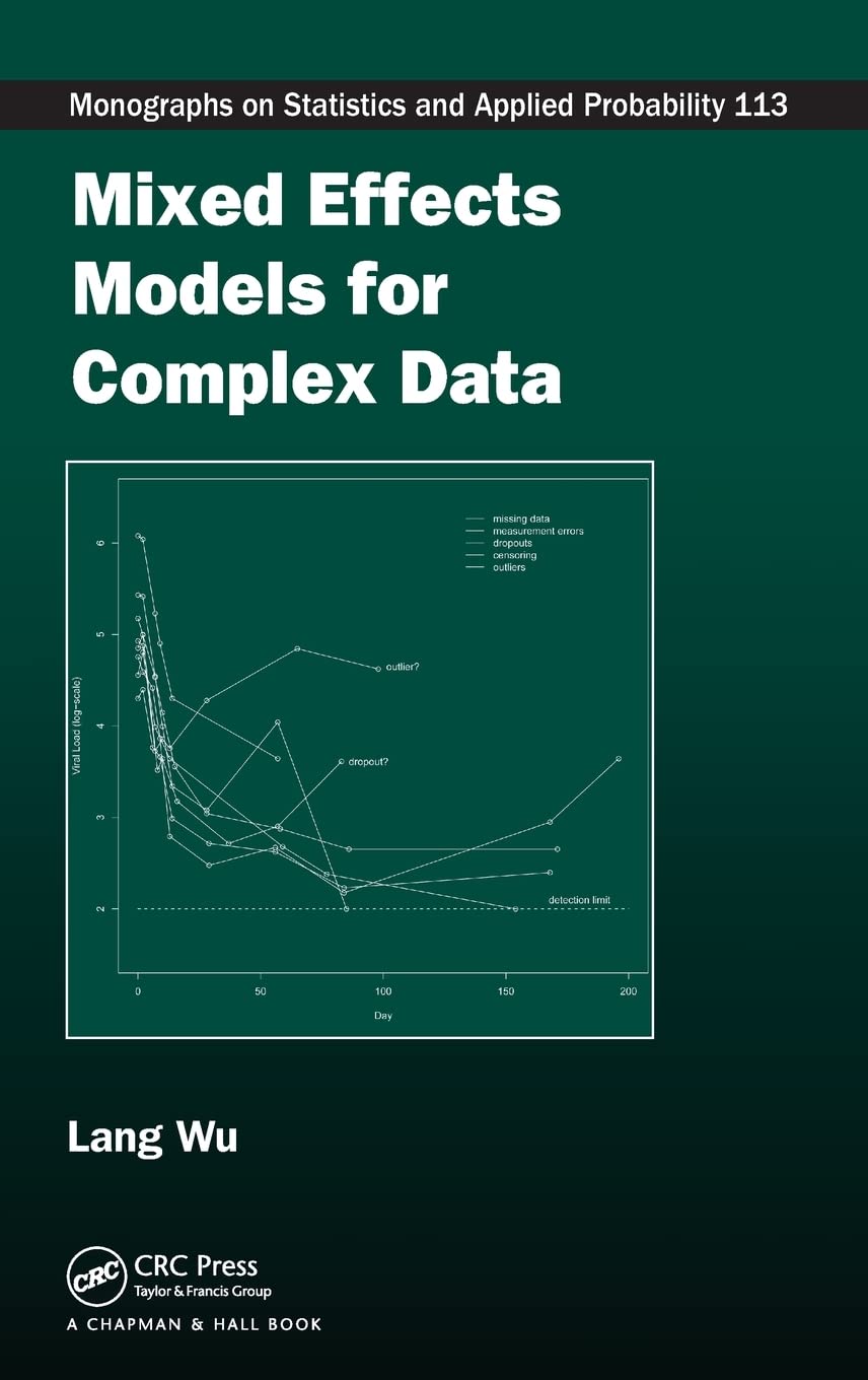 Buy Mixed Effects Models for Complex Data by Lang Wu — BookShops.in