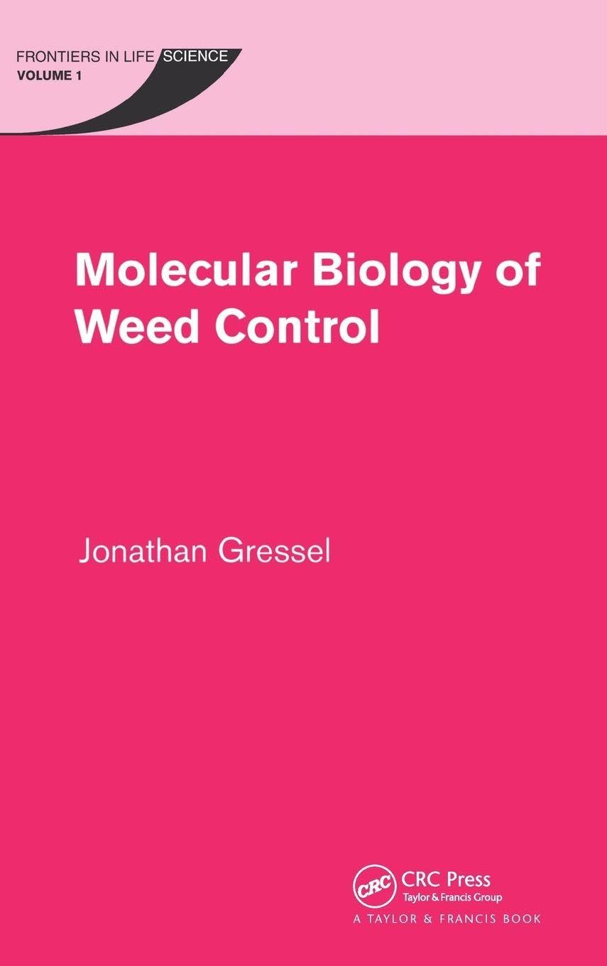 Buy Molecular Biology of Weed Control by Jonathan Gressel — BookShops.in